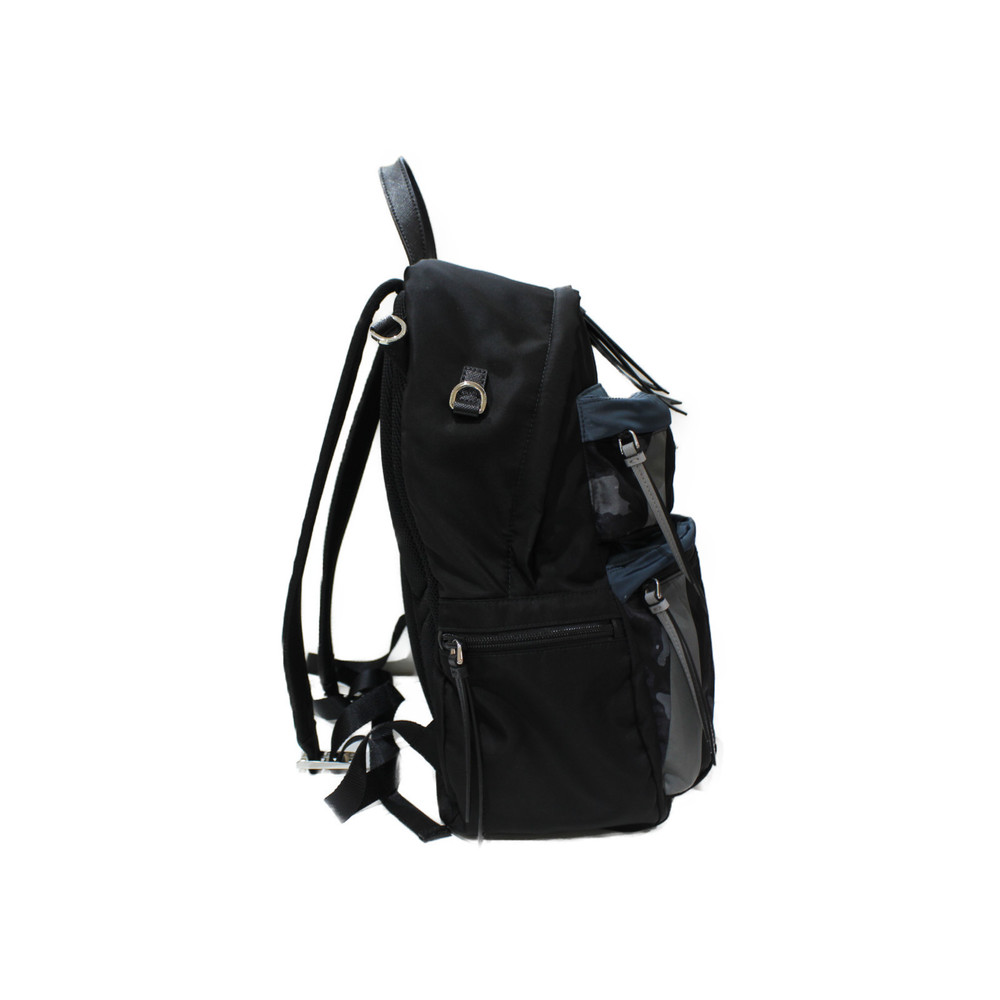 Prada Printed Technical Backpack Nylon Black Camo… - image 3